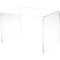 Plymor Clear Acrylic Rectangular Display Riser, 9" H x 13.5" W x 9" D (1/4" thick)